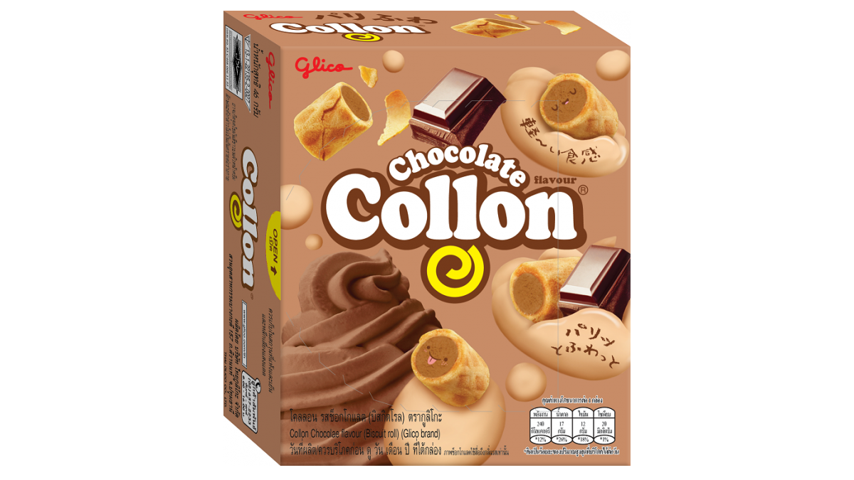 ข้อมูลโภชนาการ แคลอรี่ กูลิโกะ-โคลลอนช็อกโกแลต-glico-collon-chocolate