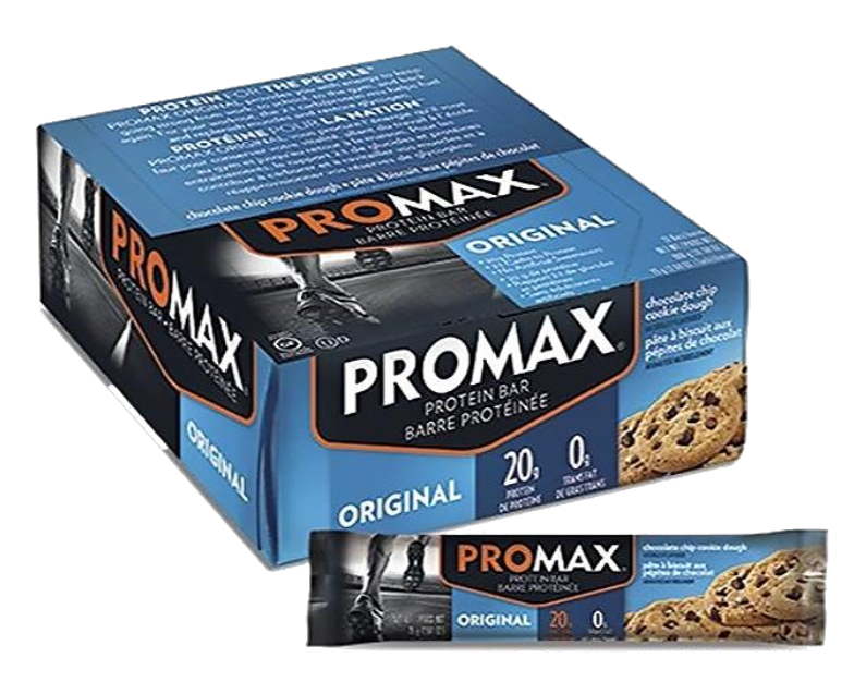 ข้อมูลโภชนาการ แคลอรี่ Promax-Original-Chocolate-Chip-Cookie-Dough-Protein-Bar-promax-original-chocolate-chip-cookie-dough-protein-bar