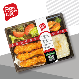 ข้อมูลโภชนาการ แคลอรี่ ชุดข้าวกล่องไก่บอนชอน--bonchon-chicken-box-