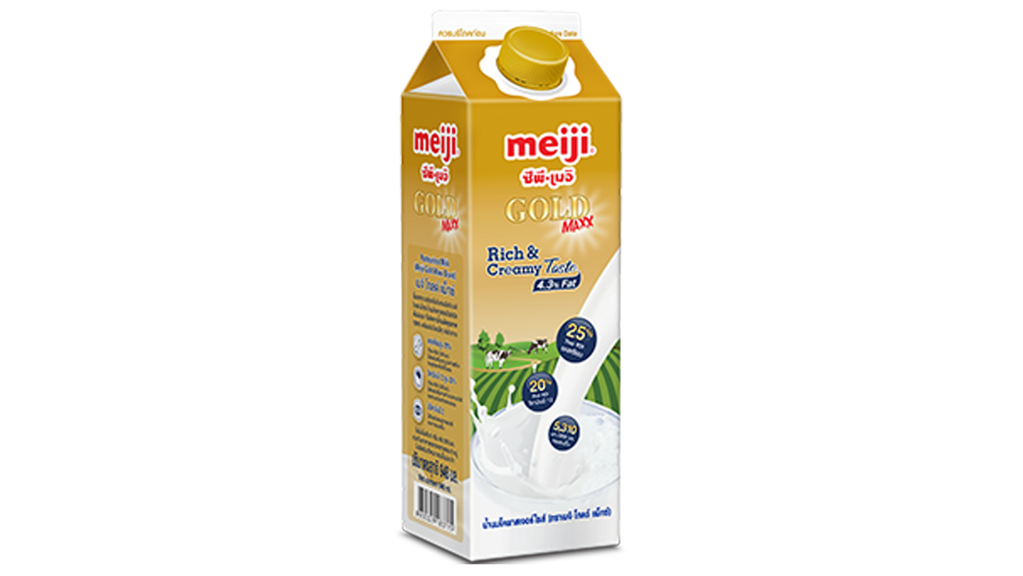 ข้อมูลโภชนาการ แคลอรี่ เมจิ-นมพาสเจอร์ไรส์-โกลด์-แม็กซ์-meiji-pasteurized-milk-gold-maxx