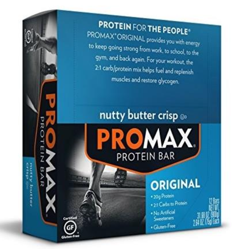 ข้อมูลโภชนาการ แคลอรี่ Promax-Original-Nutty-Butter-Crisp-Protein-Bar-promax-original-nutty-butter-crisp-protein-bar