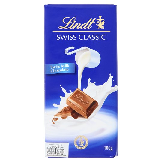 ข้อมูลโภชนาการ แคลอรี่ ลินด์-สวิส-คลาสสิค-ช็อกโกแลตนม--lindt-swiss-classic