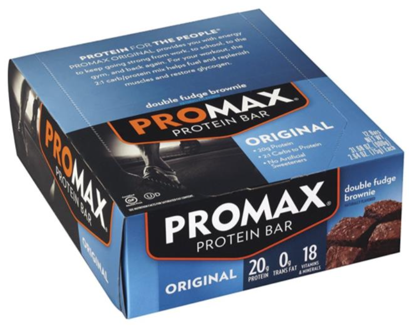 ข้อมูลโภชนาการ แคลอรี่ Promax-Original-Double-Fudge-Brownie-Protein-Bar-promax-original-double-fudge-brownie-protein-bar