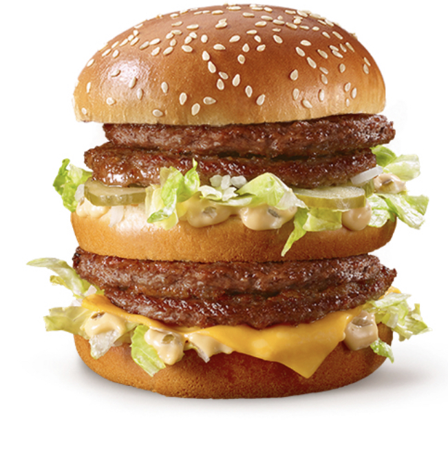 ข้อมูลโภชนาการ แคลอรี่ ดับเบิ้ล-บิกแมค-double-big-mac