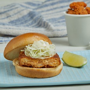 ข้อมูลโภชนาการ แคลอรี่ แซลมอนเบอร์เกอร์-salmon-katsu-burger