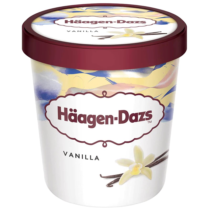 ข้อมูลโภชนาการ แคลอรี่ ฮาเก้นดาส-ไอศกรีมรสวานิลลา-haagen-dazs-vanilla