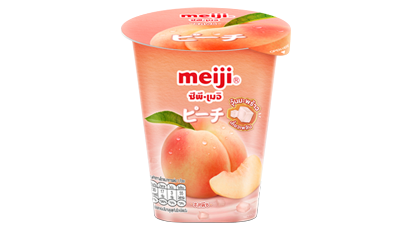 ข้อมูลโภชนาการ แคลอรี่ โยเกิร์ตเมจิ-รสพีชผสมวุ้นมะพร้าว-meiji-yoghurt-peach-flavoured-with-nata-de-coco