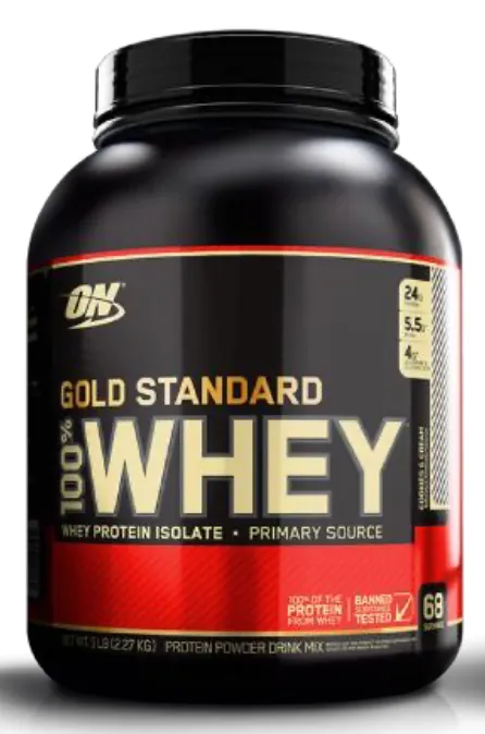 ข้อมูลโภชนาการ แคลอรี่ OPTIMUM-Whey-Gold-Protein-Cookie-and-Cream-optimum-whey-gold-protein-cookie-and-cream