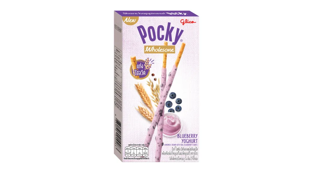 ข้อมูลโภชนาการ แคลอรี่ กูลิโกะ-ป๊อกกี้โฮลซัม-โยเกิร์ต-บลูเบอร์รี-glico-pocky-wholesome-blueberry-yoghurt