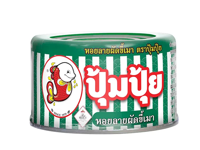 ข้อมูลโภชนาการ แคลอรี่ ปุ้มปุ้ย-หอยลายผัดขี้เมา