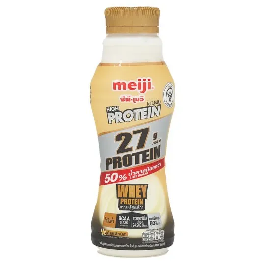 ข้อมูลโภชนาการ แคลอรี่ นมเมจิ-ไฮโปรตีน-สูตรเวย์-กลิ่นวานิลลา-meiji-high-protein