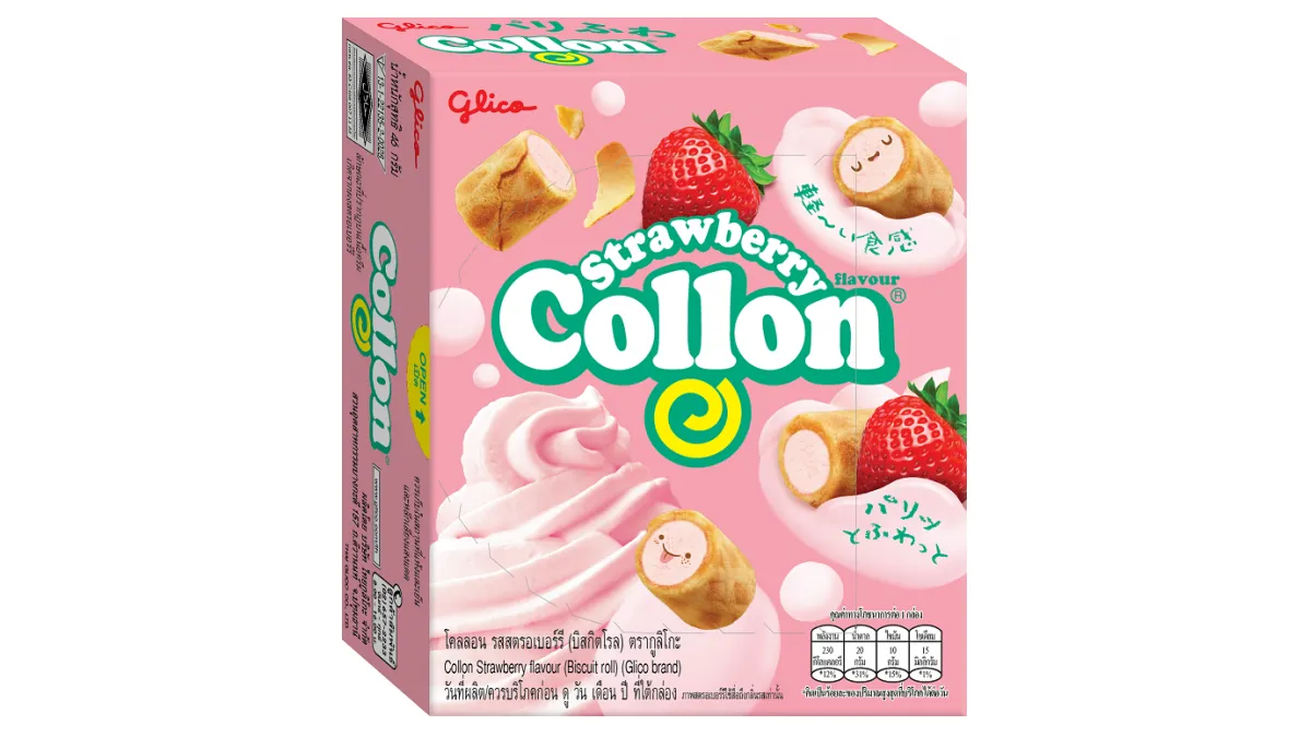 ข้อมูลโภชนาการ แคลอรี่ กูลิโกะ-โคลลอนสตรอเบอร์รี-glico-collon-strawberry