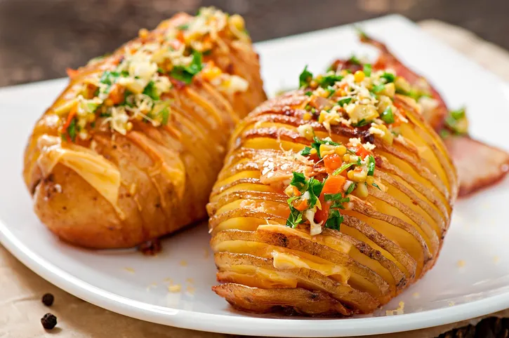 ข้อมูลโภชนาการ แคลอรี่ มันฝรั่ง-อบ-potatoes--baked