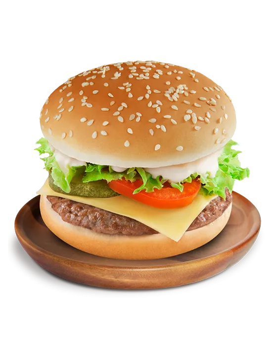 ข้อมูลโภชนาการ แคลอรี่ ชีสเบอร์เกอร์--เนื้อ--cheeseburger--beef-