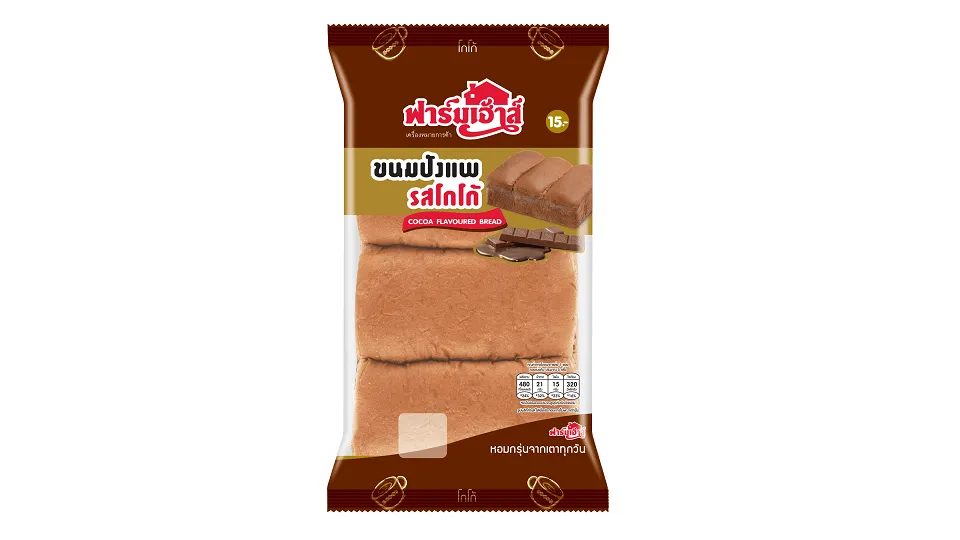 ข้อมูลโภชนาการ แคลอรี่ ฟาร์มเฮ้าส์-ขนมปังแพรสโกโก้-farmhouse-cocoa-flavoured-bread