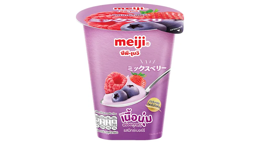 ข้อมูลโภชนาการ แคลอรี่ โยเกิร์ตเมจิ-มิกซ์เบอร์รี-meiji-yoghurt-with-mixed-berry