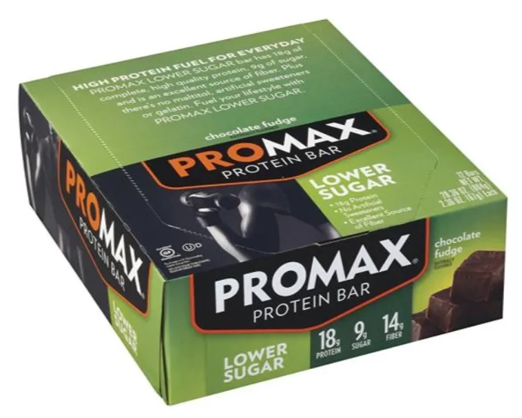 ข้อมูลโภชนาการ แคลอรี่ Promax-Lower-Sugar-chocolate-fudge-promax-lower-sugar-chocolate-fudge