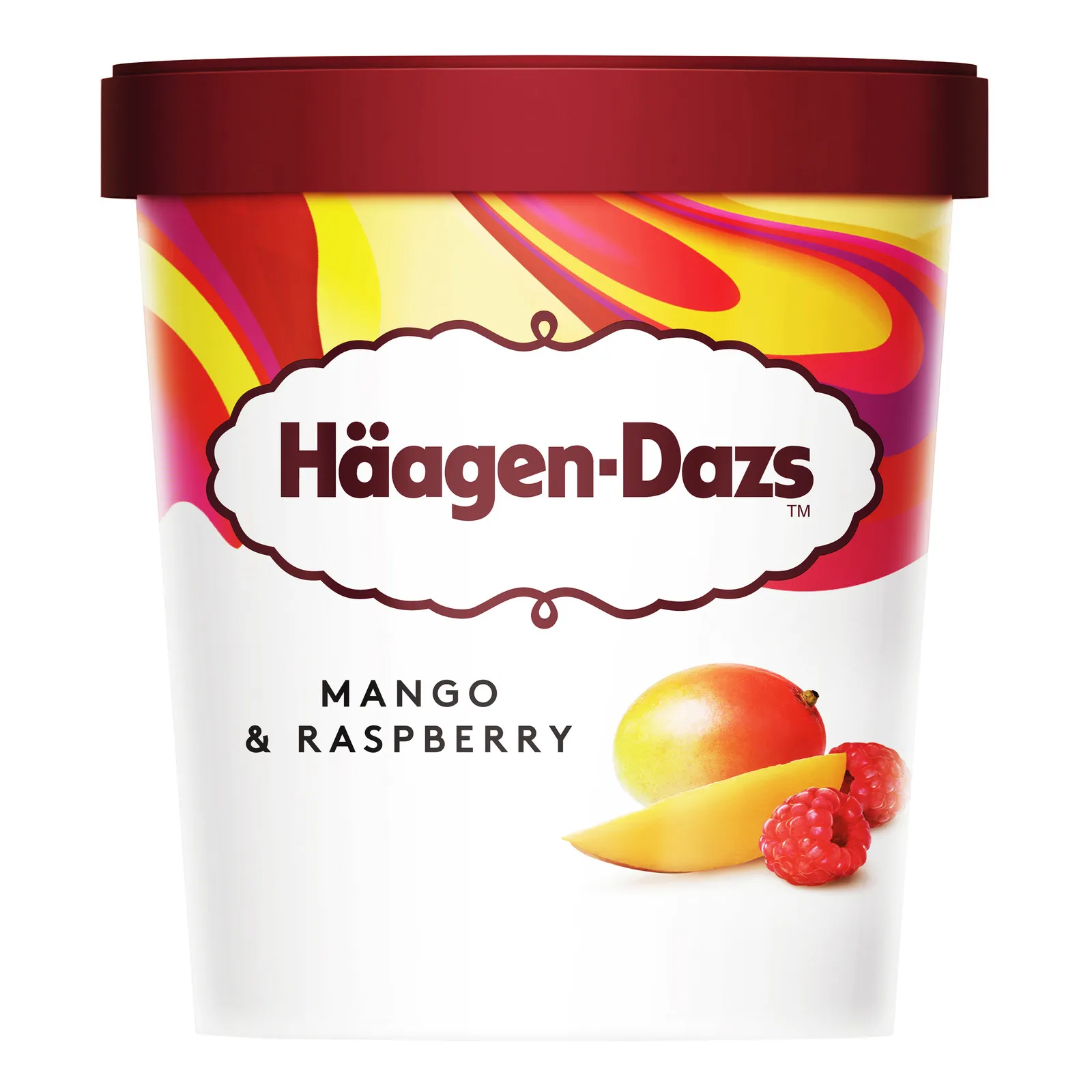 ข้อมูลโภชนาการ แคลอรี่ ฮาเก้นดาส-ไอศกรีมรสมะม่วงและราสเบอร์รี่-haagen-dazs-mango-and-raspberry