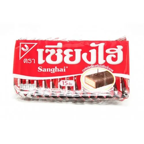 ข้อมูลโภชนาการ แคลอรี่ เซียงไฮ้-เวเฟอร์เคลือบครีมรสช็อกโกแลต-sanghai-chocolate-cream-flavoured-wafers