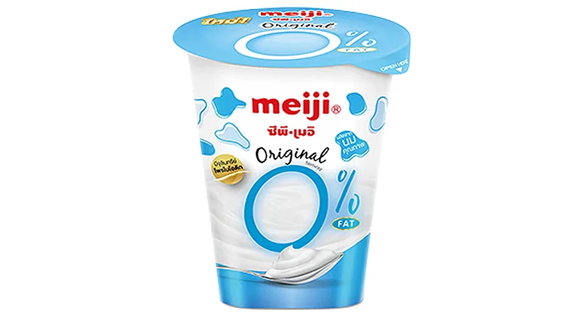 ข้อมูลโภชนาการ แคลอรี่ โยเกิร์ตเมจิ-สูตรไขมัน0--รสออริจินัล-meiji-yoghurt-0--fat-original-flavoured