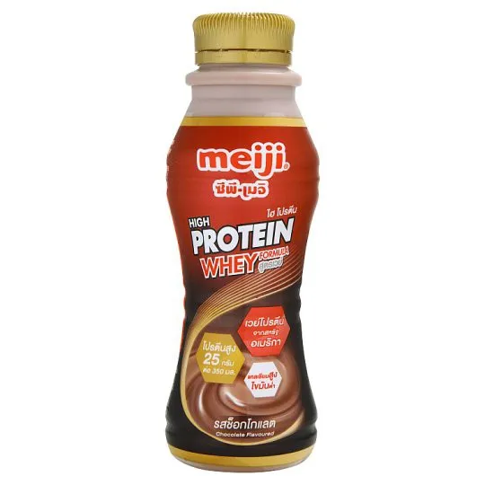 ข้อมูลโภชนาการ แคลอรี่ นมเมจิ-ไฮโปรตีน-สูตรเวย์-รสช็อกโกแลต-meiji-high-protein