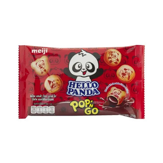 ข้อมูลโภชนาการ แคลอรี่ ฮัลโหล-แพนด้า-บิสกิตสอดไส้-ช็อกโกแลต-hello-panda