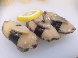 ข้อมูลโภชนาการ แคลอรี่ ซูชิหน้าหอยเป๋าฮื้อ-abalone-sushi