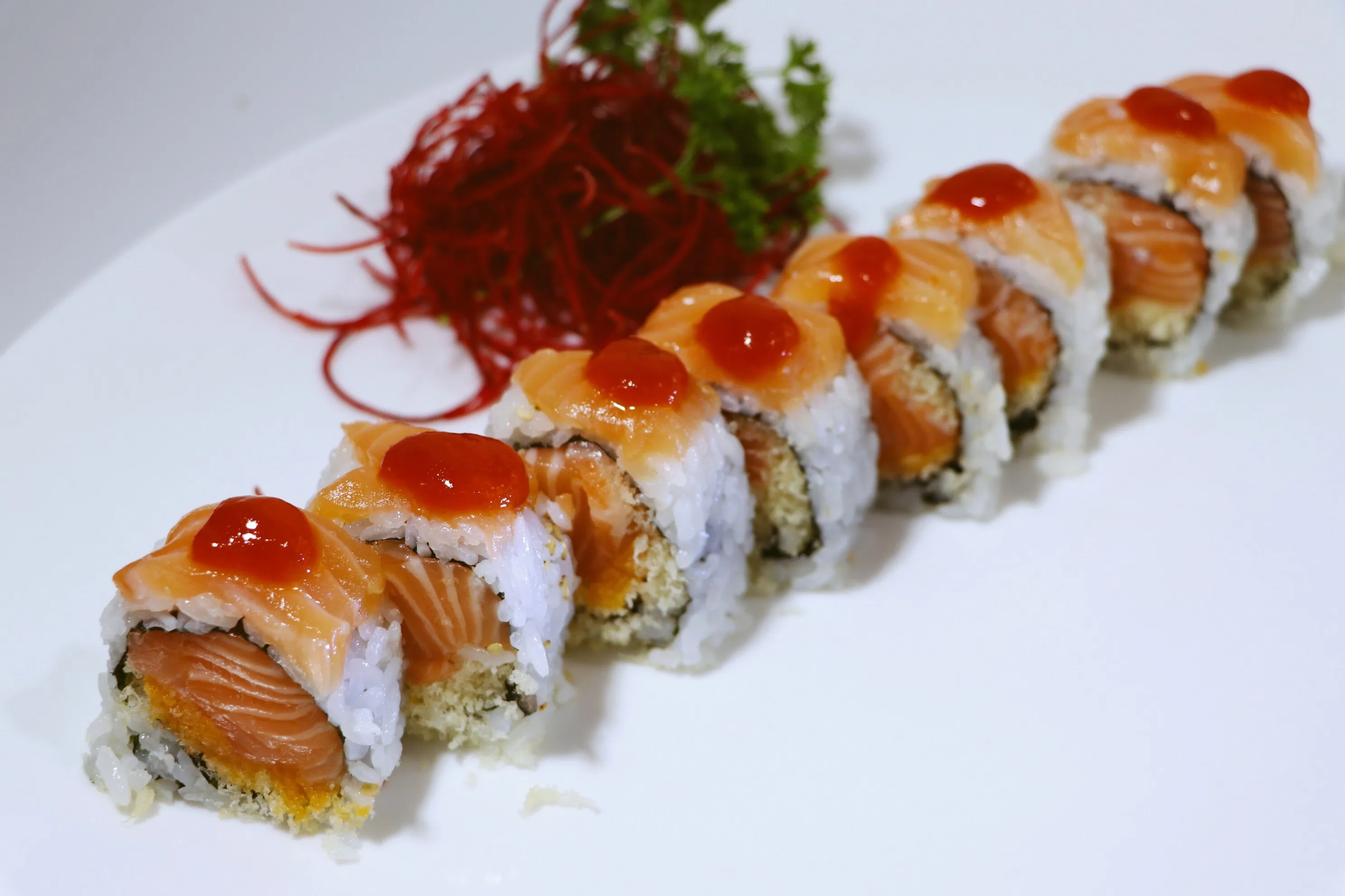 ข้อมูลโภชนาการ แคลอรี่ แซลมอนไส้ใน-double-salmon-roll-