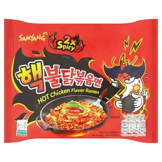 ข้อมูลโภชนาการ แคลอรี่ มาม่าเกาหลี-samyang