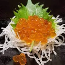 ข้อมูลโภชนาการ แคลอรี่ ไข่ปลาแซลมอน-ikura-sashimi