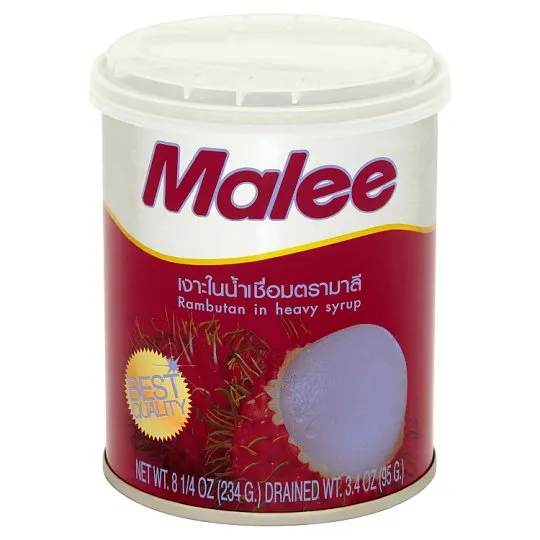 ข้อมูลโภชนาการ แคลอรี่ มาลี-เงาะในน้ำเชื่อม-malee