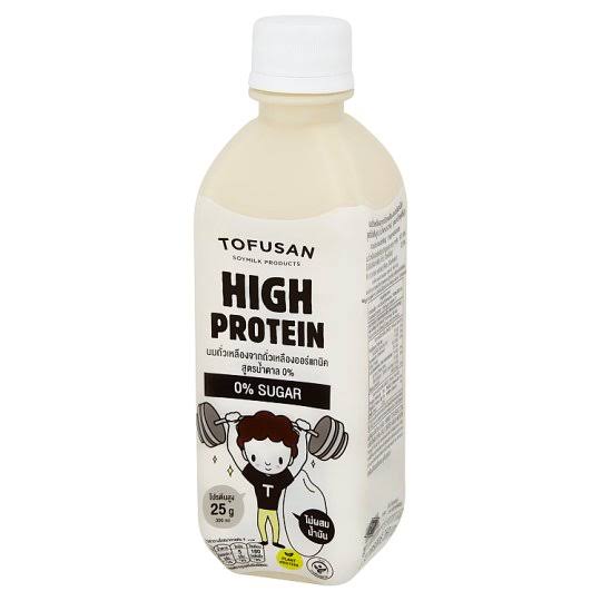 ค้นหาแคลอรี่ โทฟุซัง น้ำนมถั่วเหลืองออร์แกนิค สูตรโปรตีนสูง (น้ำตาล 0